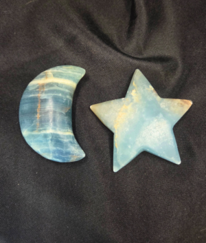 Star & Moon Set-Blue Onyx