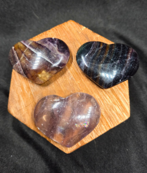 Heart-Rainbow Fluorite