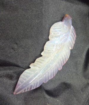 Feather-Gray Agate