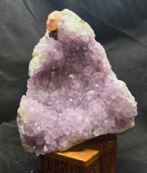 Large Brazilian Amethyst Cut Base with Calcite (C)