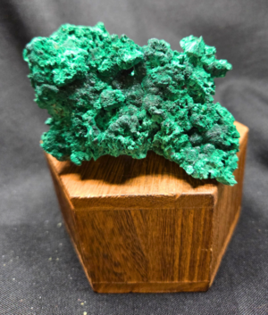 Raw Fibrous Malachite Specimen