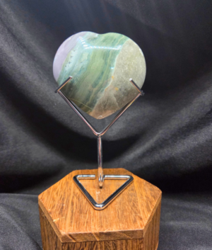 Heart-Ocean Jasper with Stand (B)