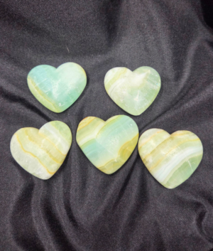 Heart-Pistachio Calcite