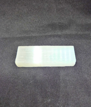 Satin Spar Selenite Rectangular Charging Plate