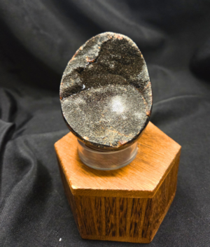 Natural Drusy Septarian Egg