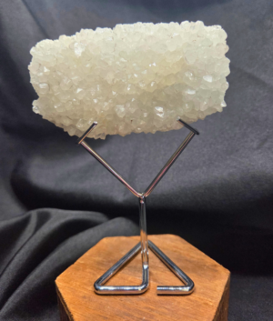 Natural Apophyllite Cluster with Display Stand (A)