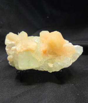Natural Stilbite on Apophyllite Specimen
