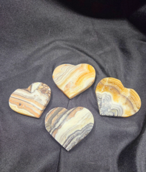 Heart-Zebra Calcite (A)