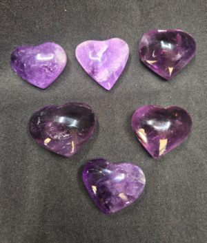 Heart- Amethyst (A)