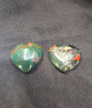 Heart- Bloodstone (Heliotrope)