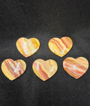 Heart- Indonesian Lace Agate